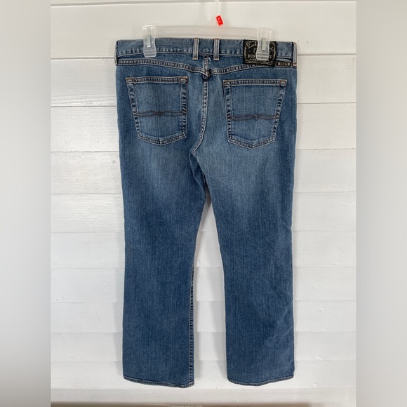 Mid-Rise Flare Lucky Brand Dungarees by Gene Monestano - Picture 2 of 11